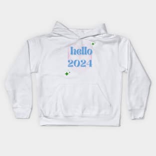 hello 2024 Kids Hoodie